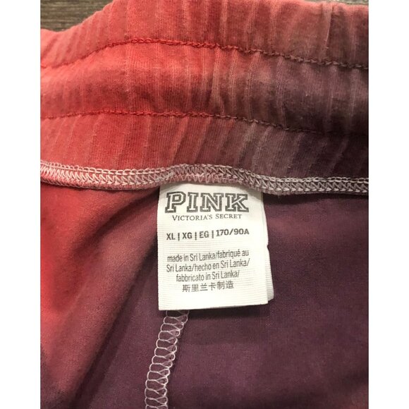 Victoria's Secret Pink XL Pink Purple Tie Dye Jogger Sweatpants - Picture 2 of 5